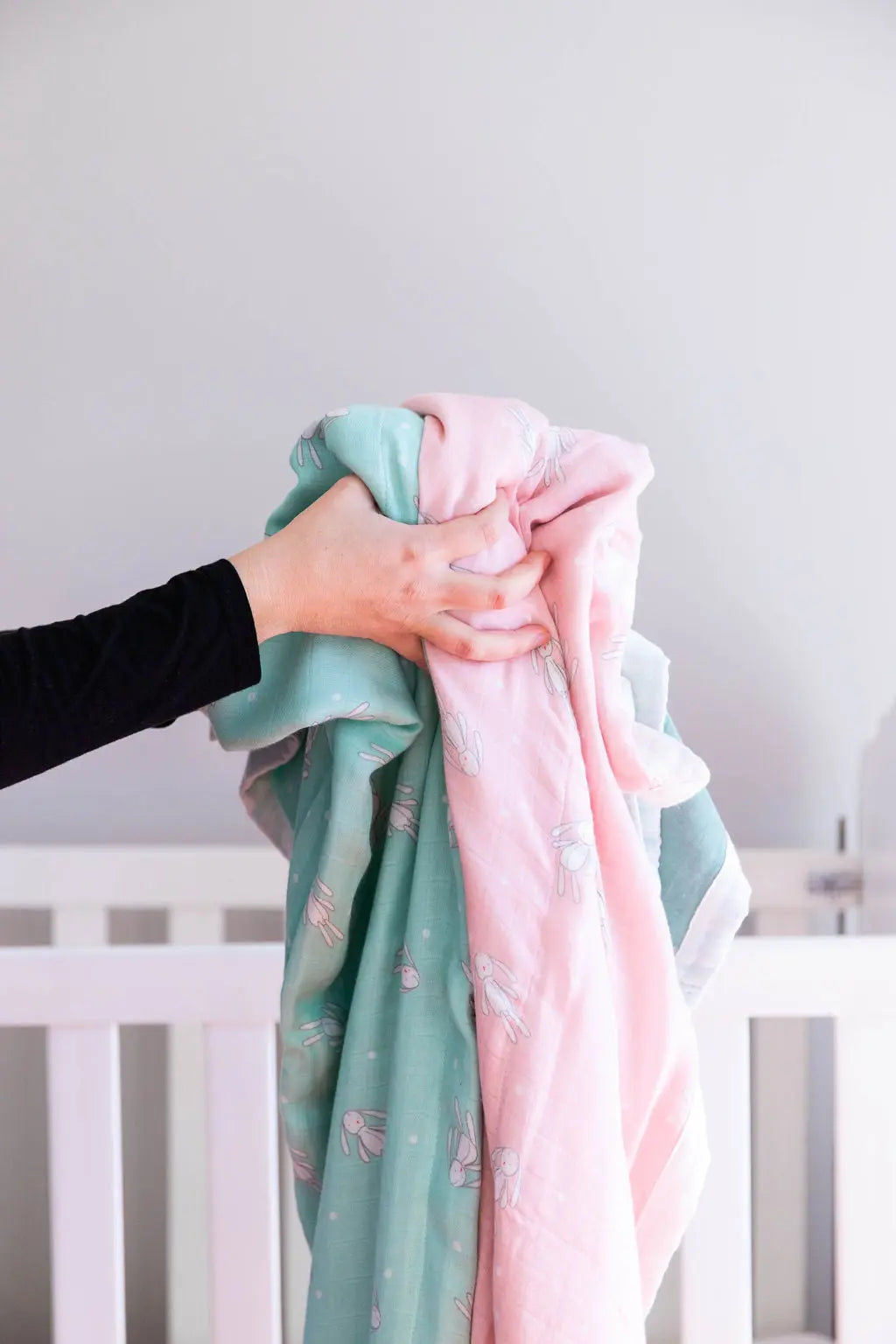 6 Layer blanket - Pink Bunny hop My Little Peanut