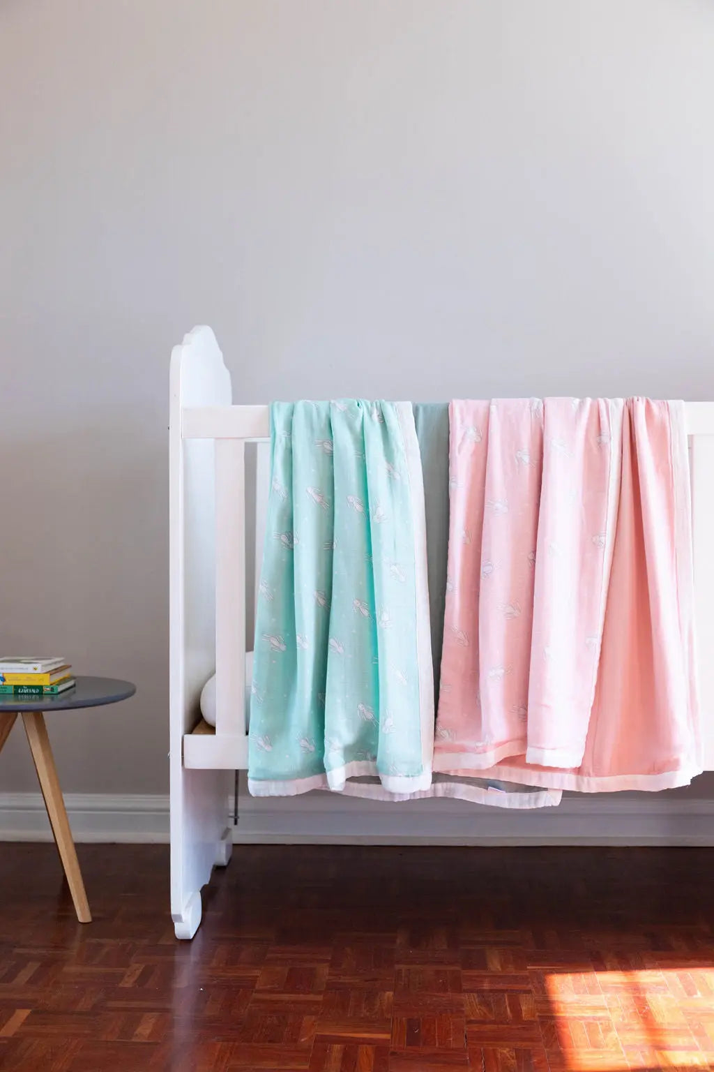 6 Layer blanket - Pink Bunny hop My Little Peanut