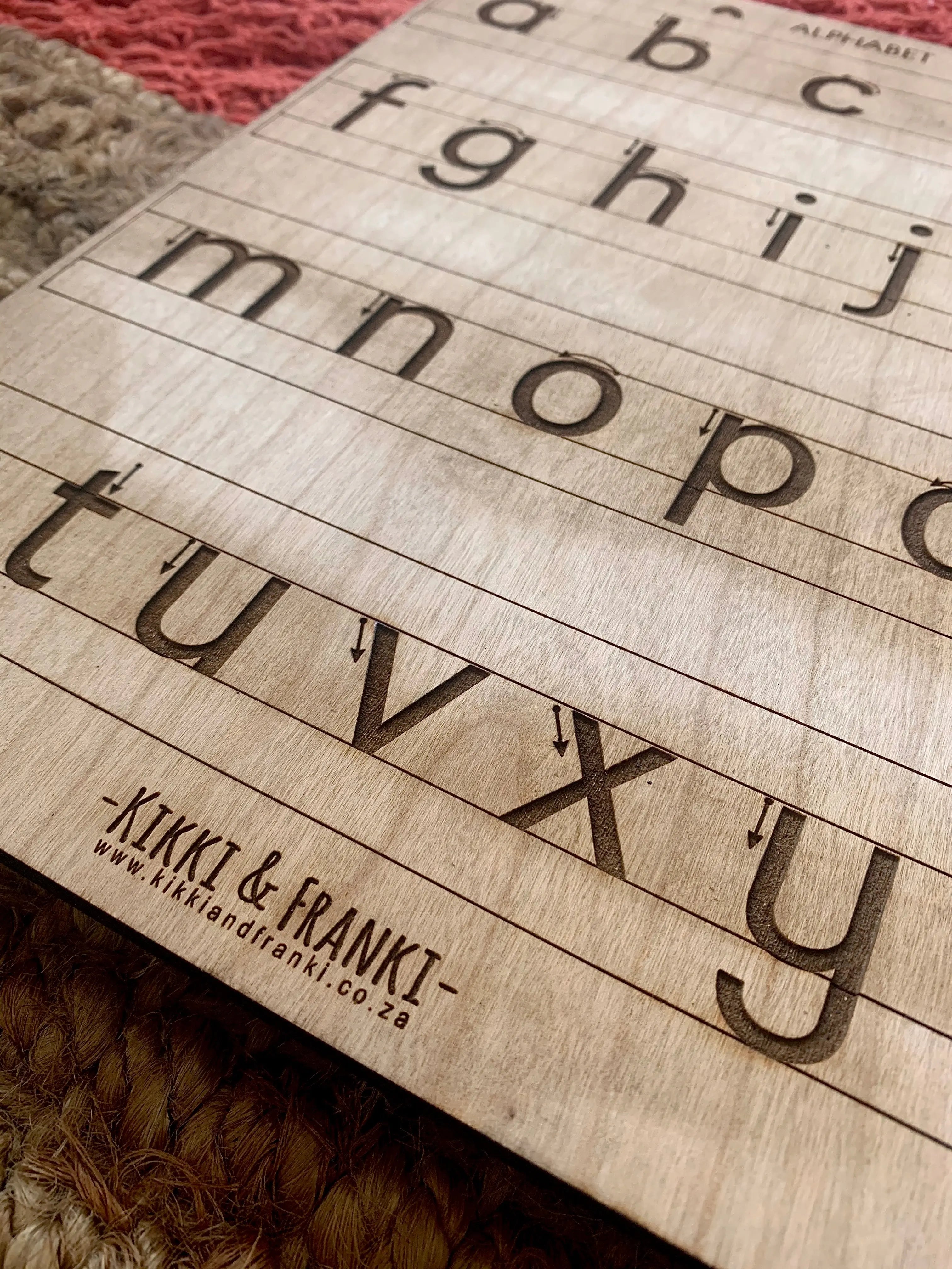 Alphabet Plaques Kikki & Franki
