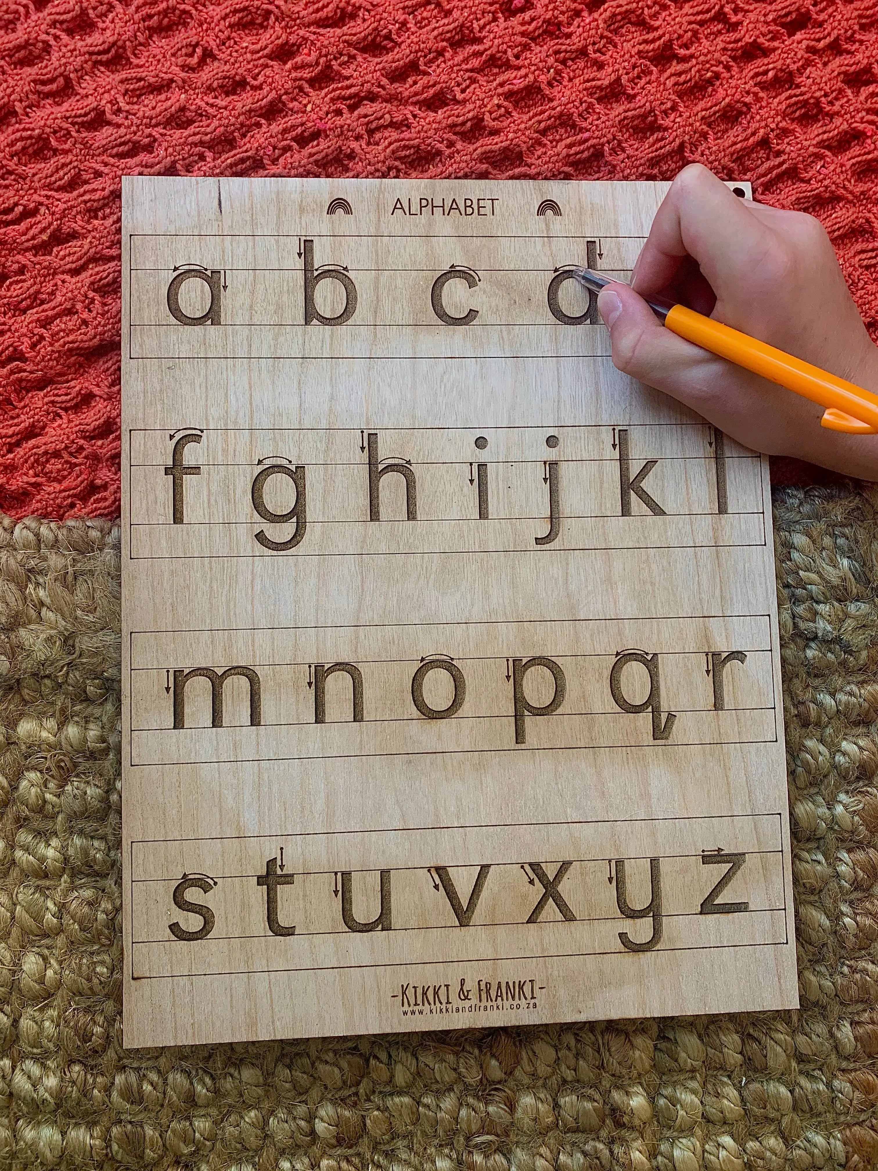 Alphabet Plaques Kikki & Franki