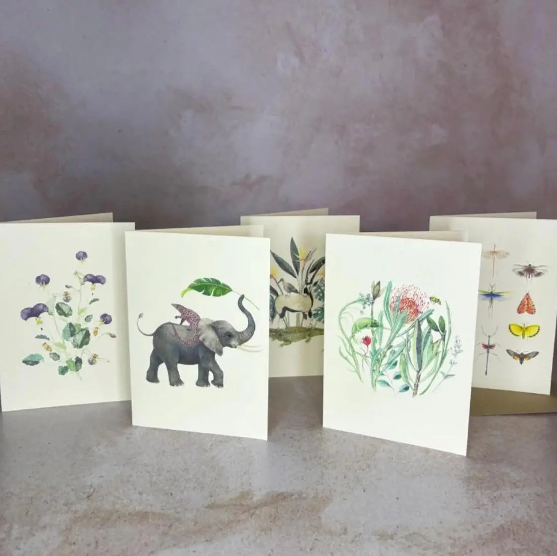 Cards - Owl in the Moss - Bee Festive