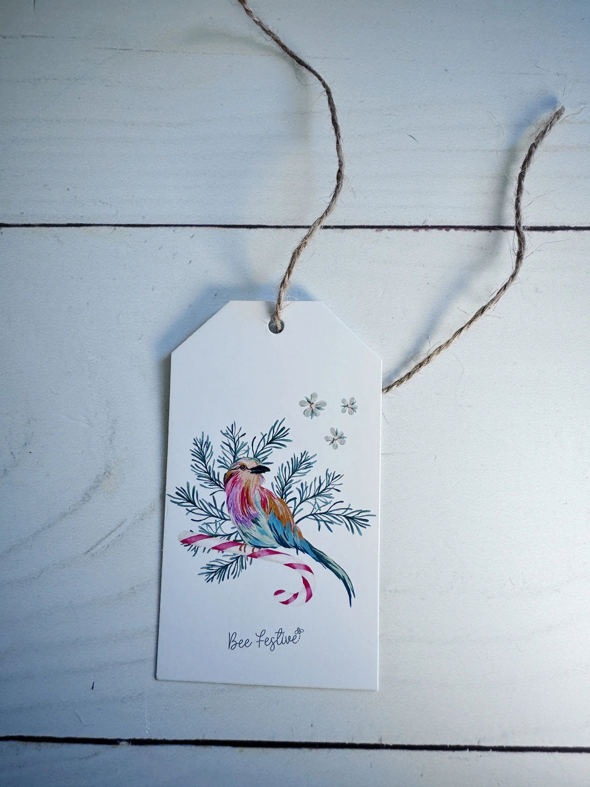 bee festive christmas gift tag designs