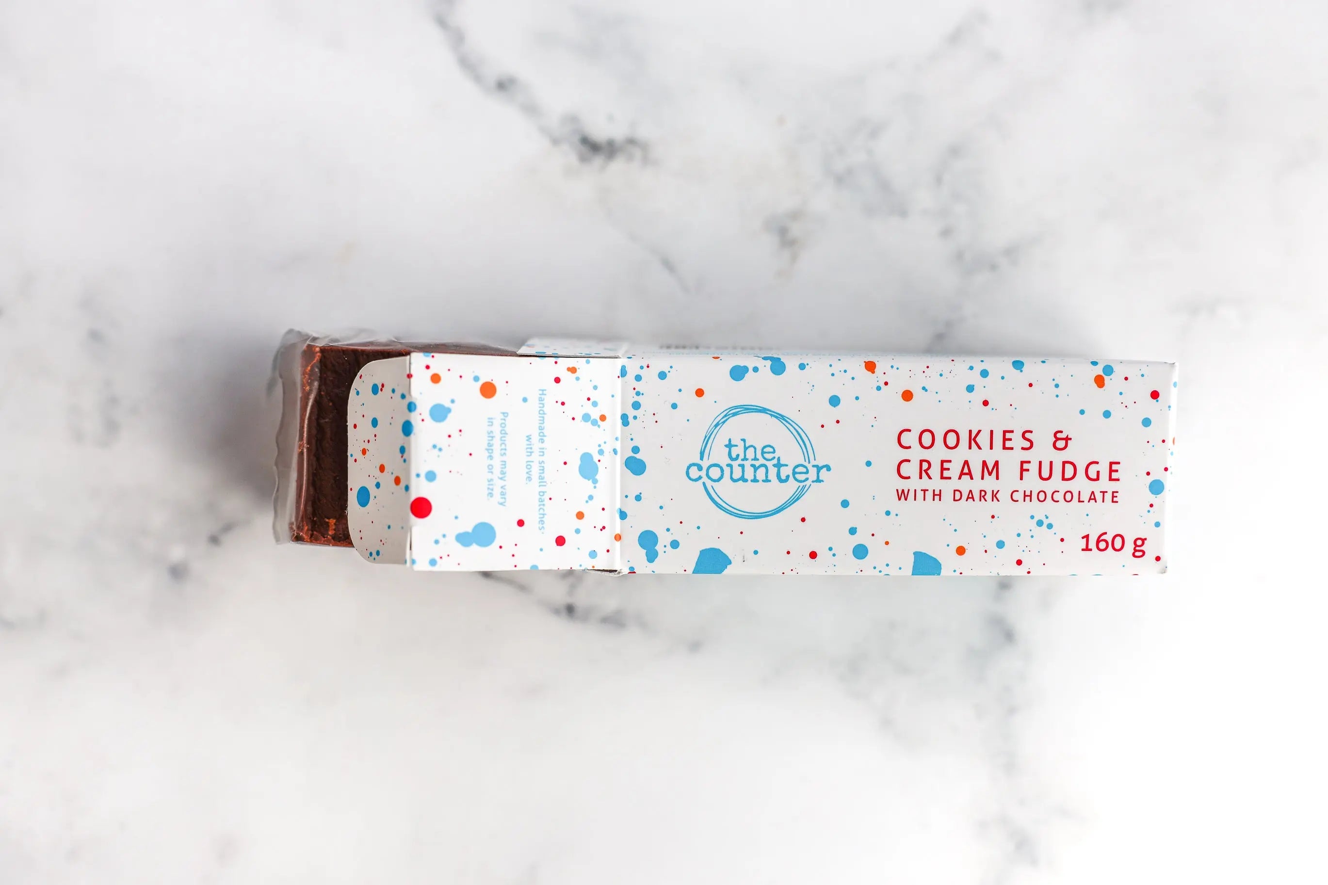Cookies and Cream (Oreo with Dark Chocolate) - Fudge Box The Counter