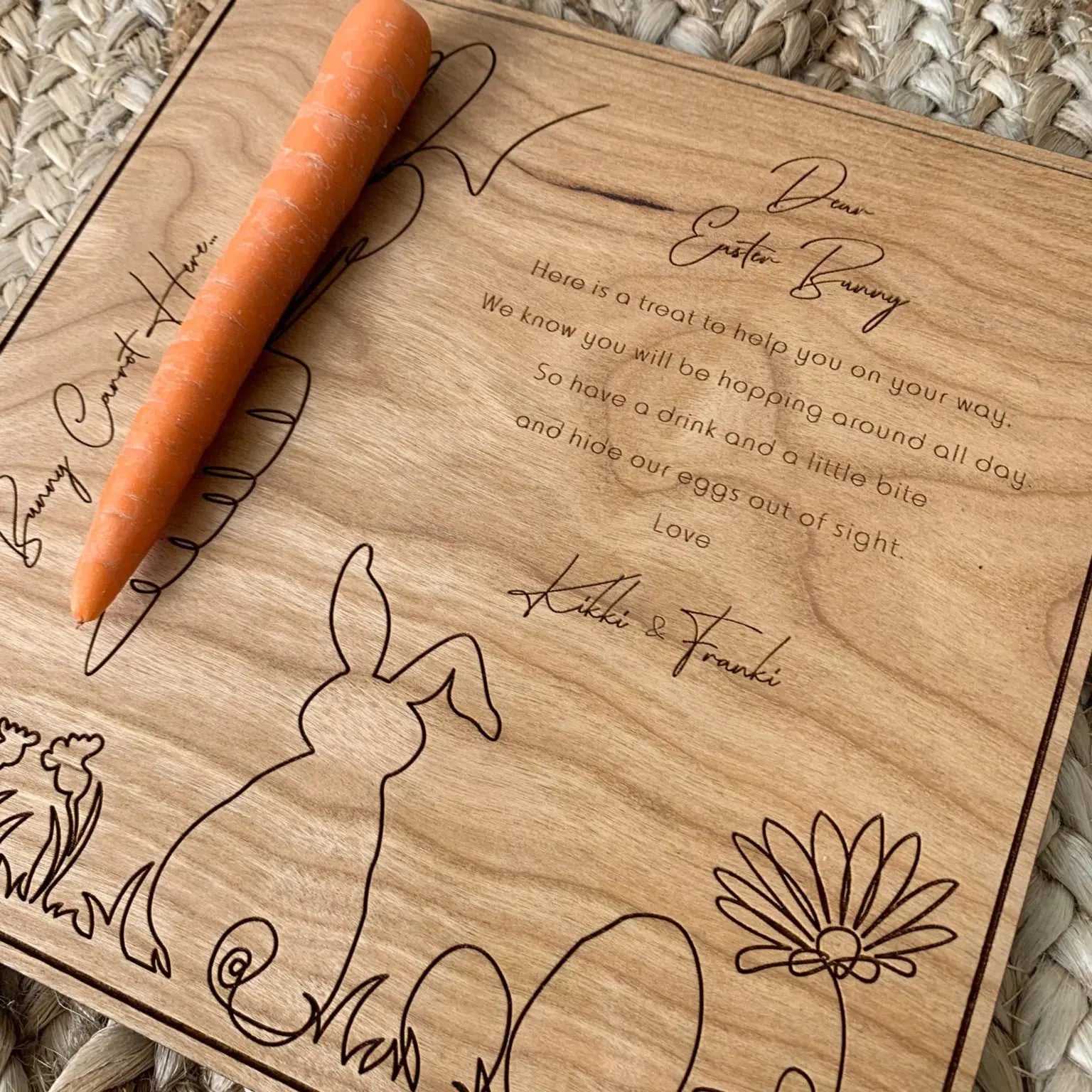 Easter Bunny Board Kikki & Franki