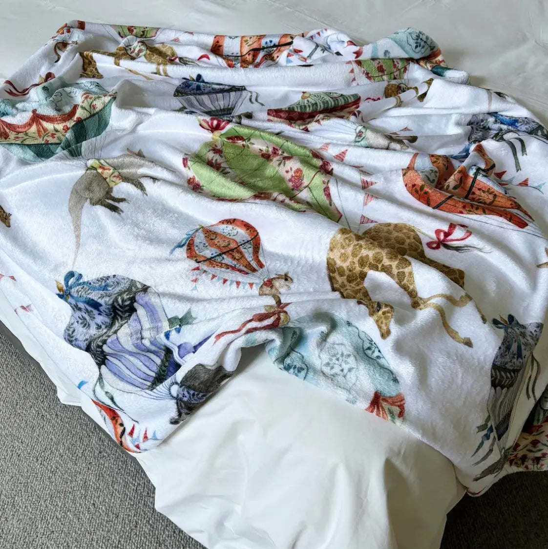 Fleece Blankets Owl in the moss south africa gift