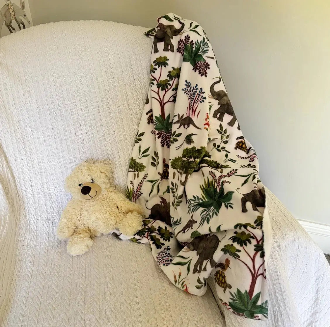 Fleece Blankets Owl in the moss south africa gift