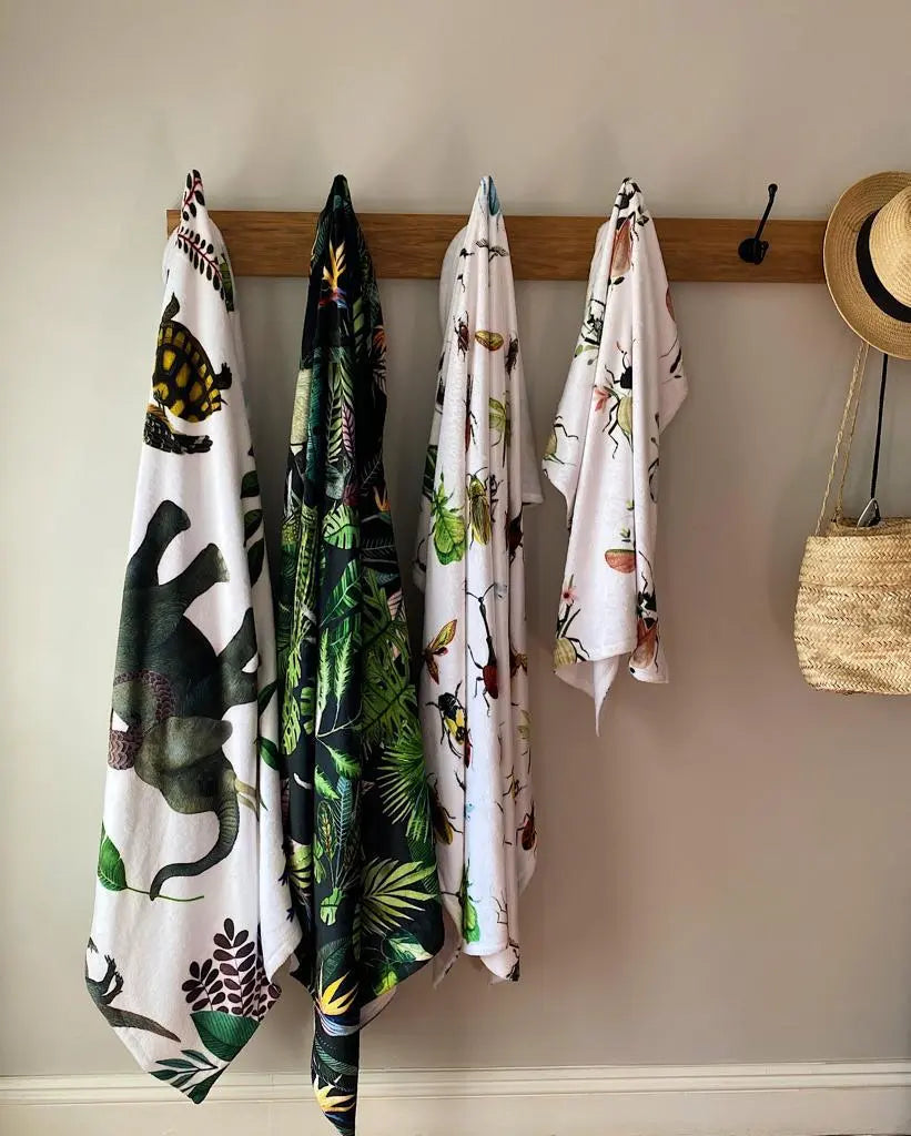 Fleece Blankets (Medium & Large) Owl in the moss