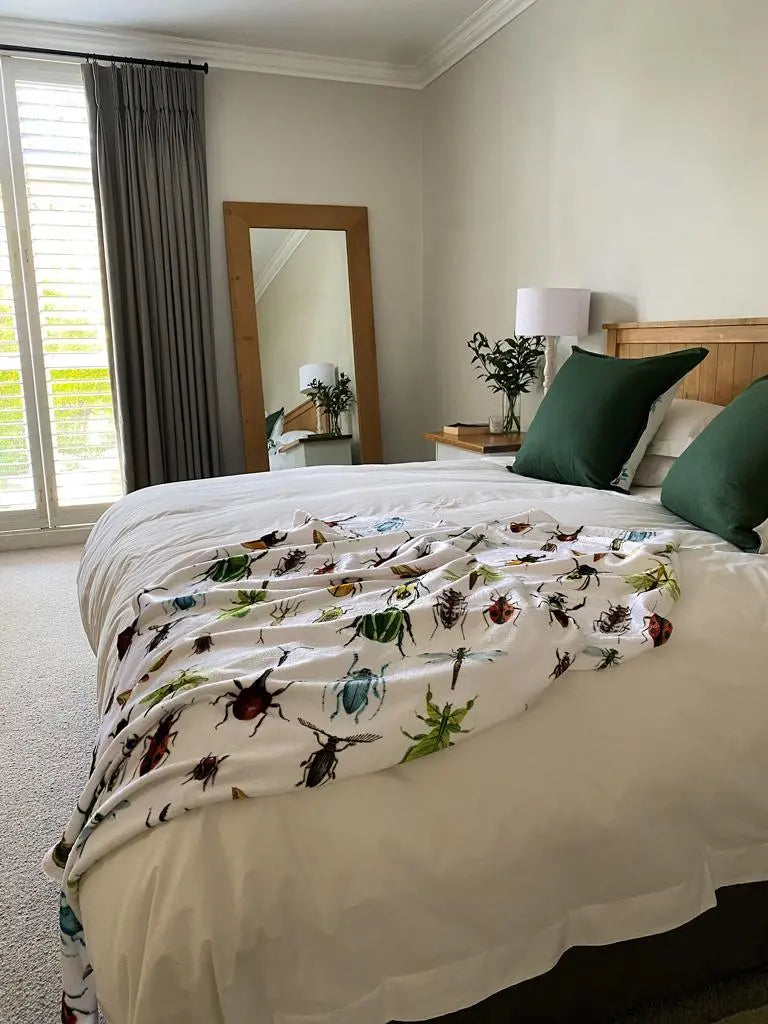 Fleece Blankets (Medium & Large) Owl in the moss