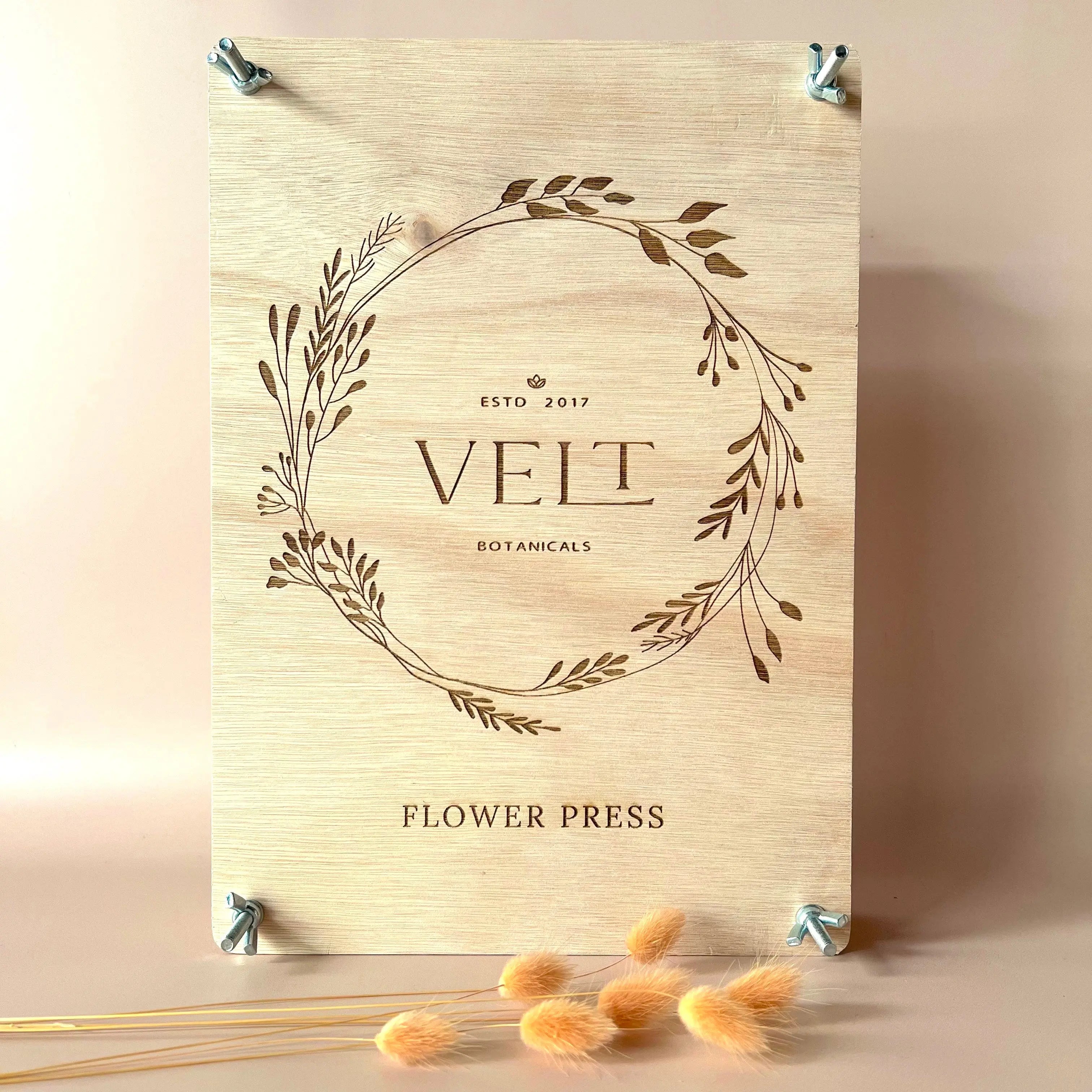 bee festive velt flower press