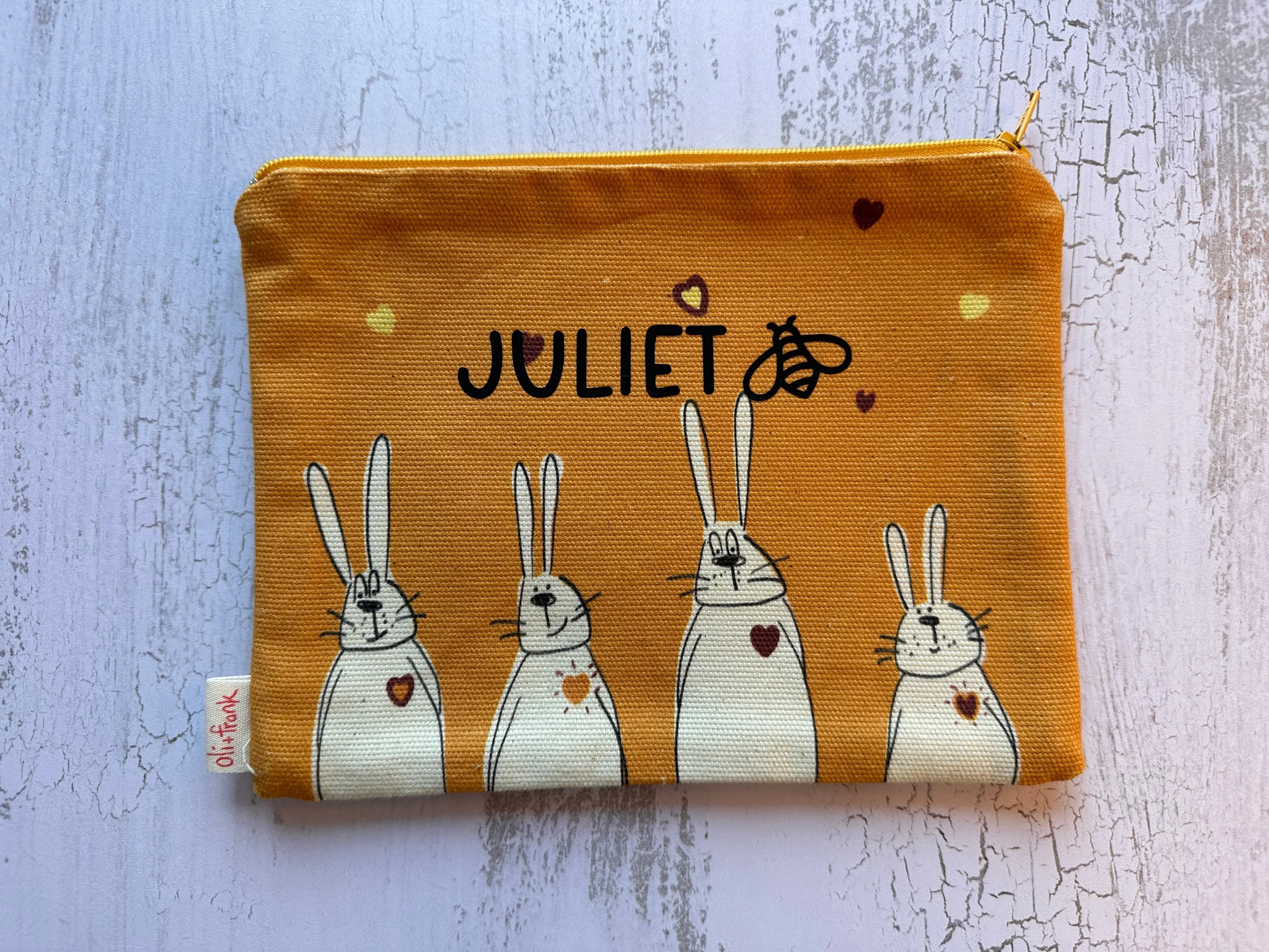 personalisation bee festive south africa bunny rabbit stationary bag