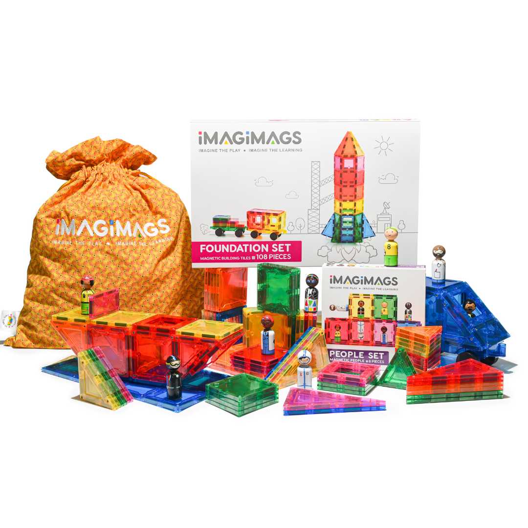 Imagimags - 108 Piece Foundation Set Imagimags