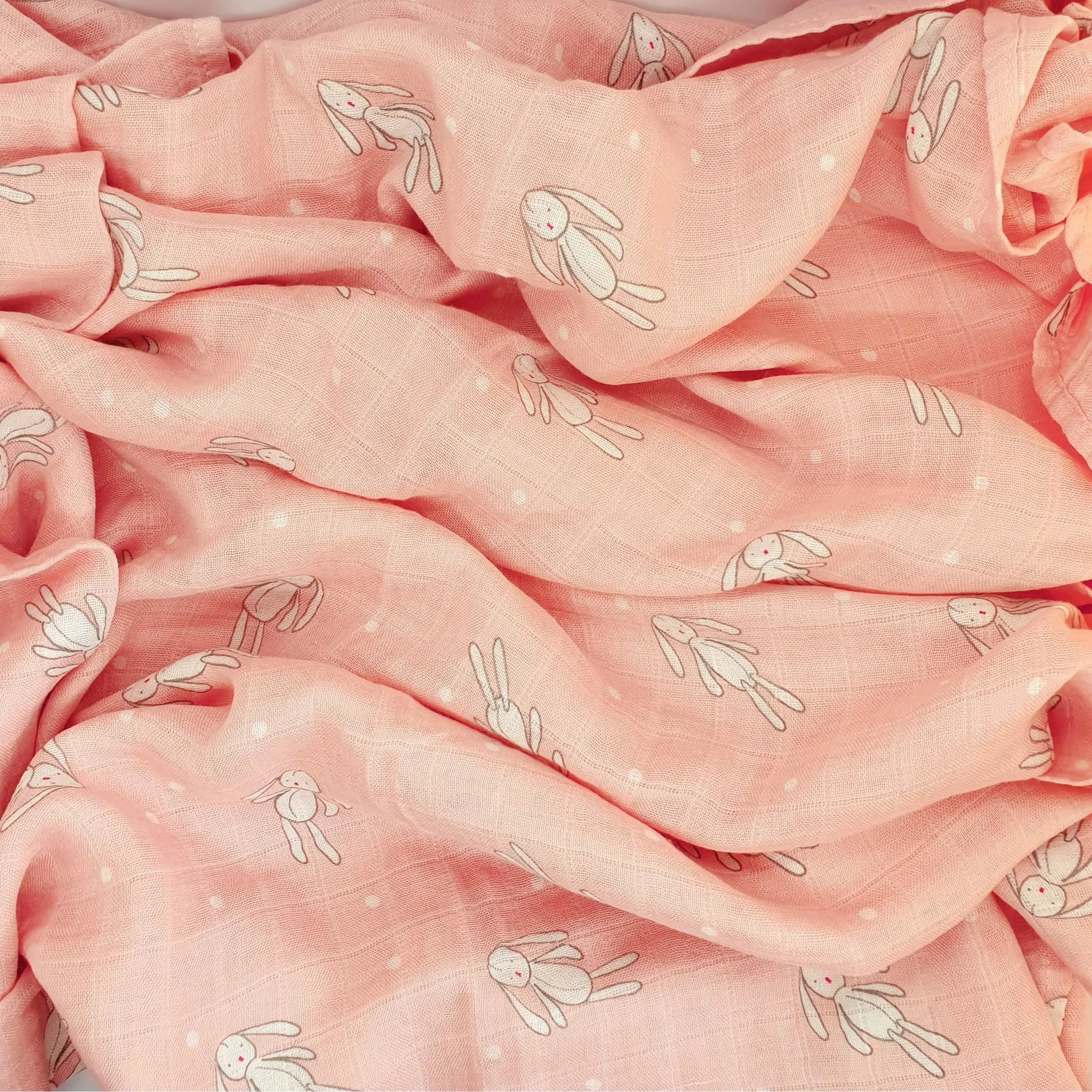 Swaddle - Pink Bunny hop My Little Peanut