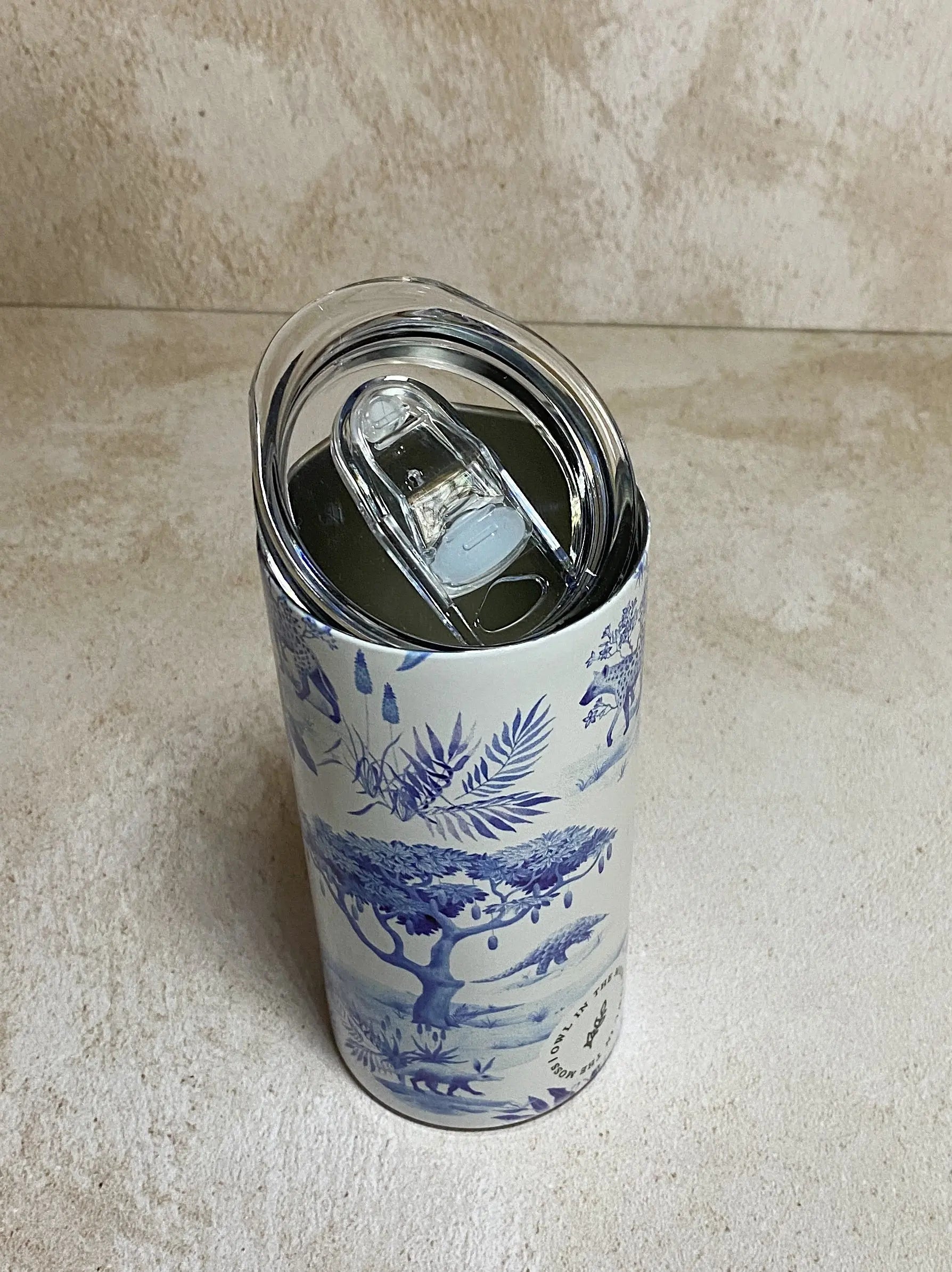 Travel Mugs - African Delft Owl in the moss
