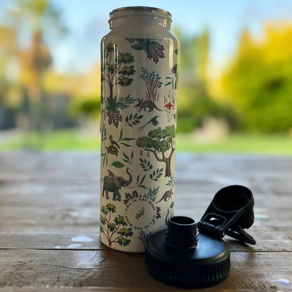 Water Bottles - Bee Festive - Owl in the moss - South Africa