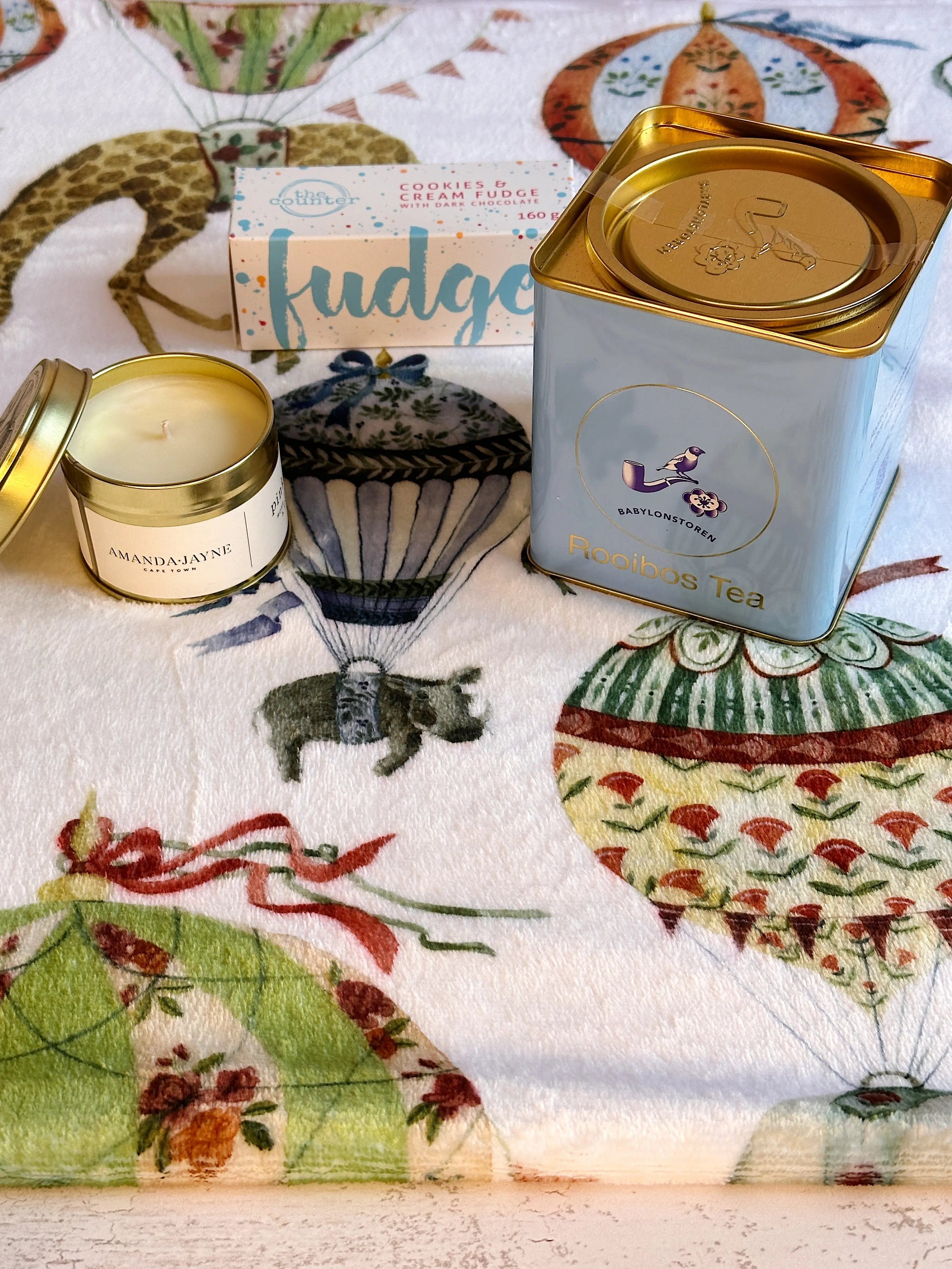bee festive south africa baby shower bundle tea fudge blanket