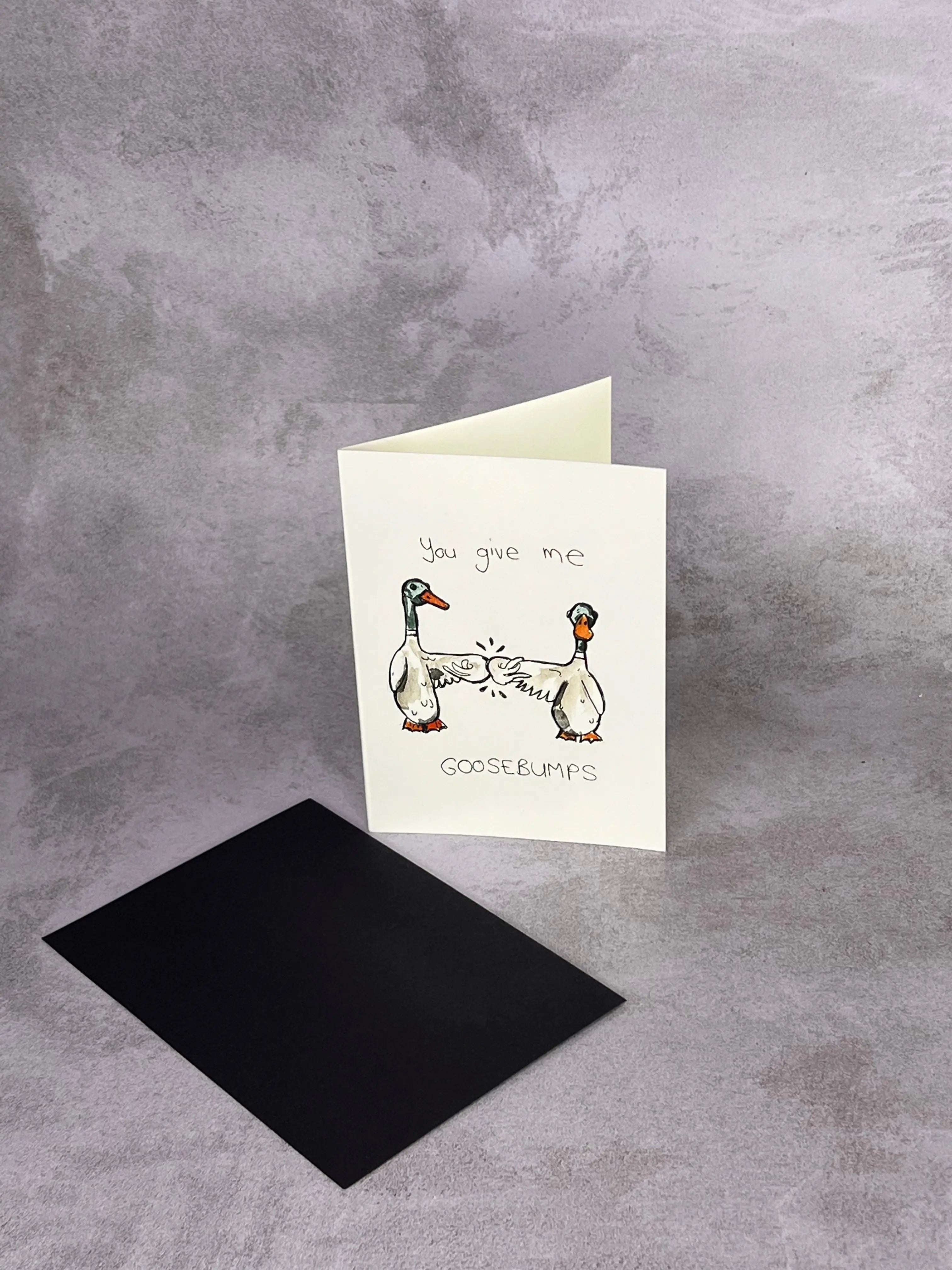 You give me goosebumps - Gift Card Mareli Illustrations
