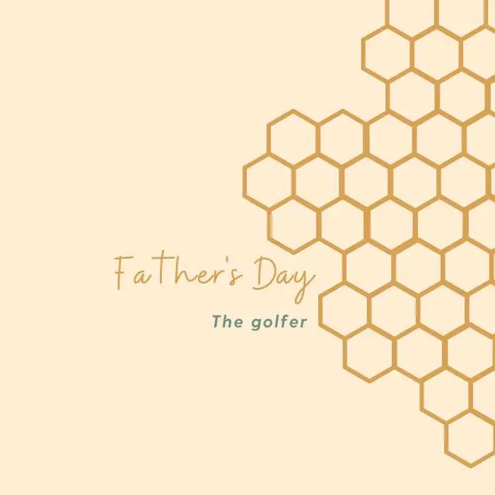 Whimsical world of a buzzing golfing dad on Father's Day. Have a look at our golfing gifts for Father's day. Bee Festive. South Africa gifts ideas