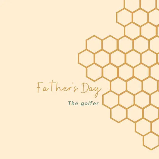 Whimsical world of a buzzing golfing dad on Father's Day. Have a look at our golfing gifts for Father's day. Bee Festive. South Africa gifts ideas