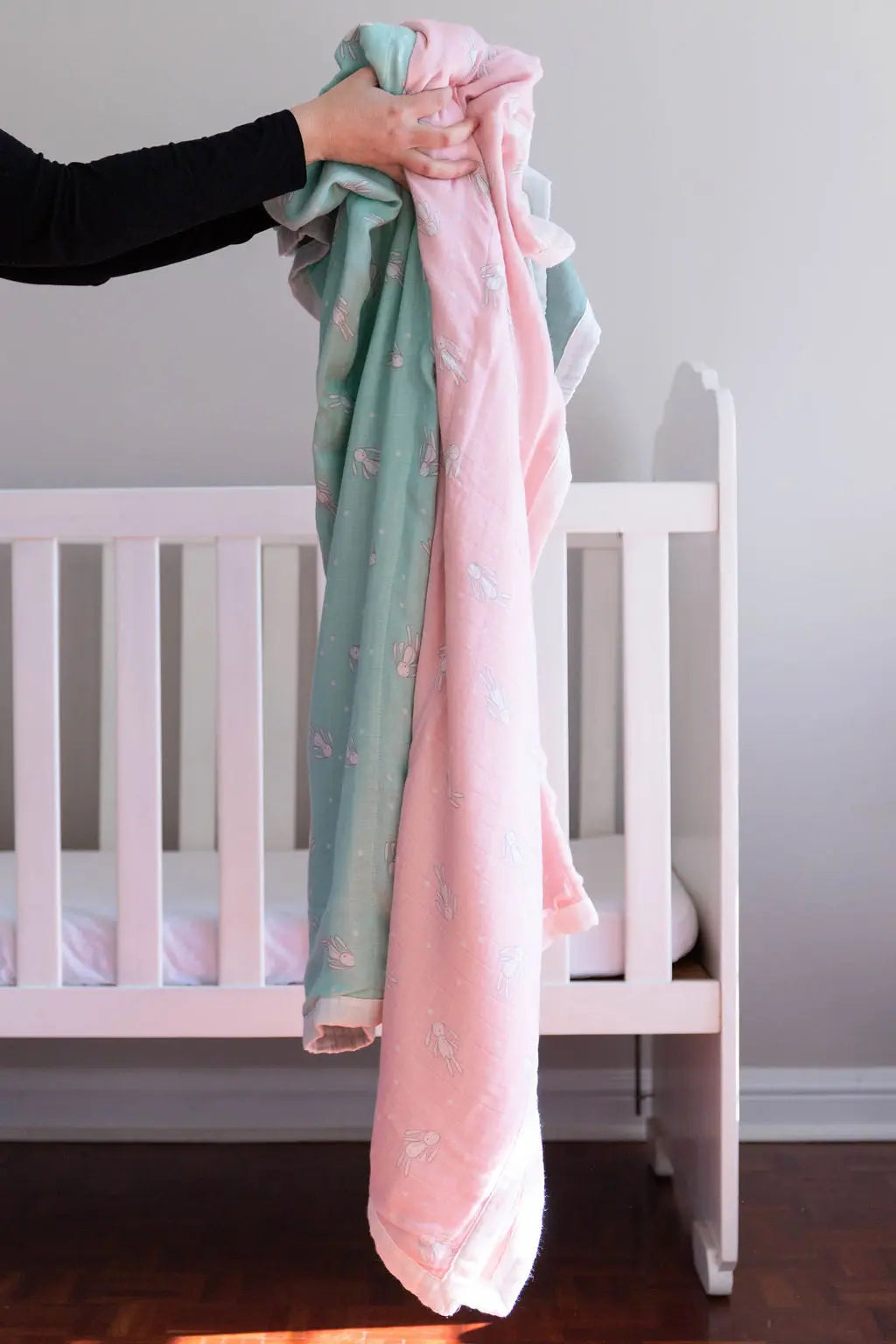 6 Layer blanket - Pink Bunny hop My Little Peanut