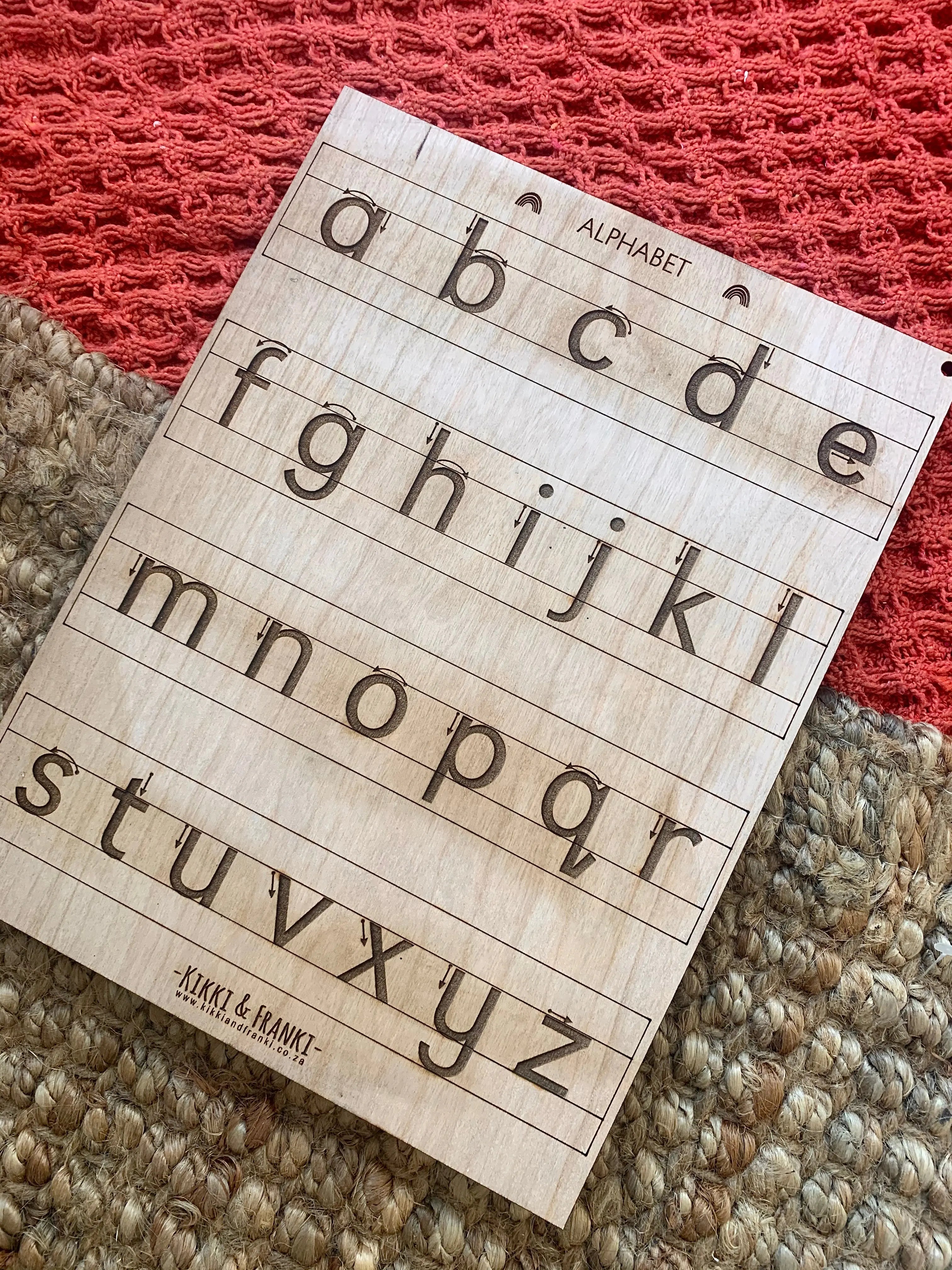 Alphabet Plaques Kikki & Franki