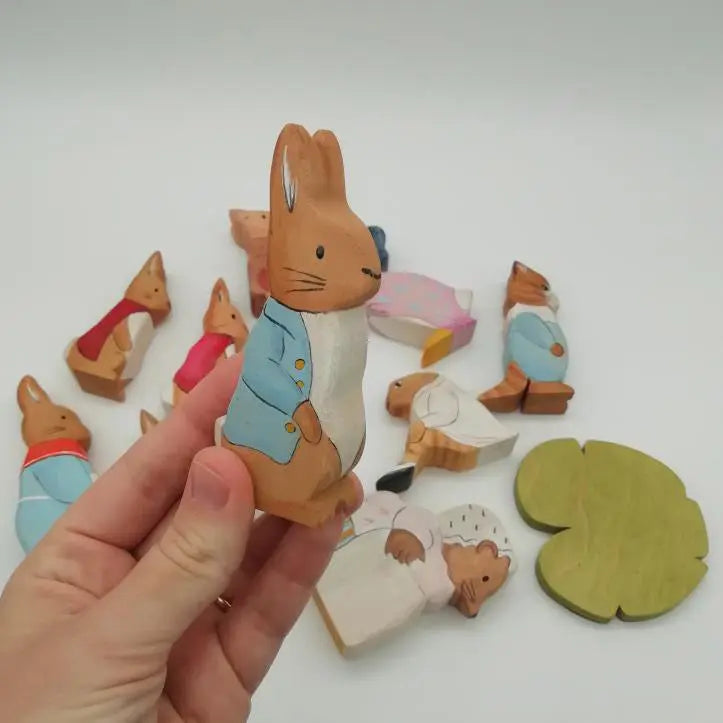 Beatrix Potter Wooden Figures Good Sheppard Toys