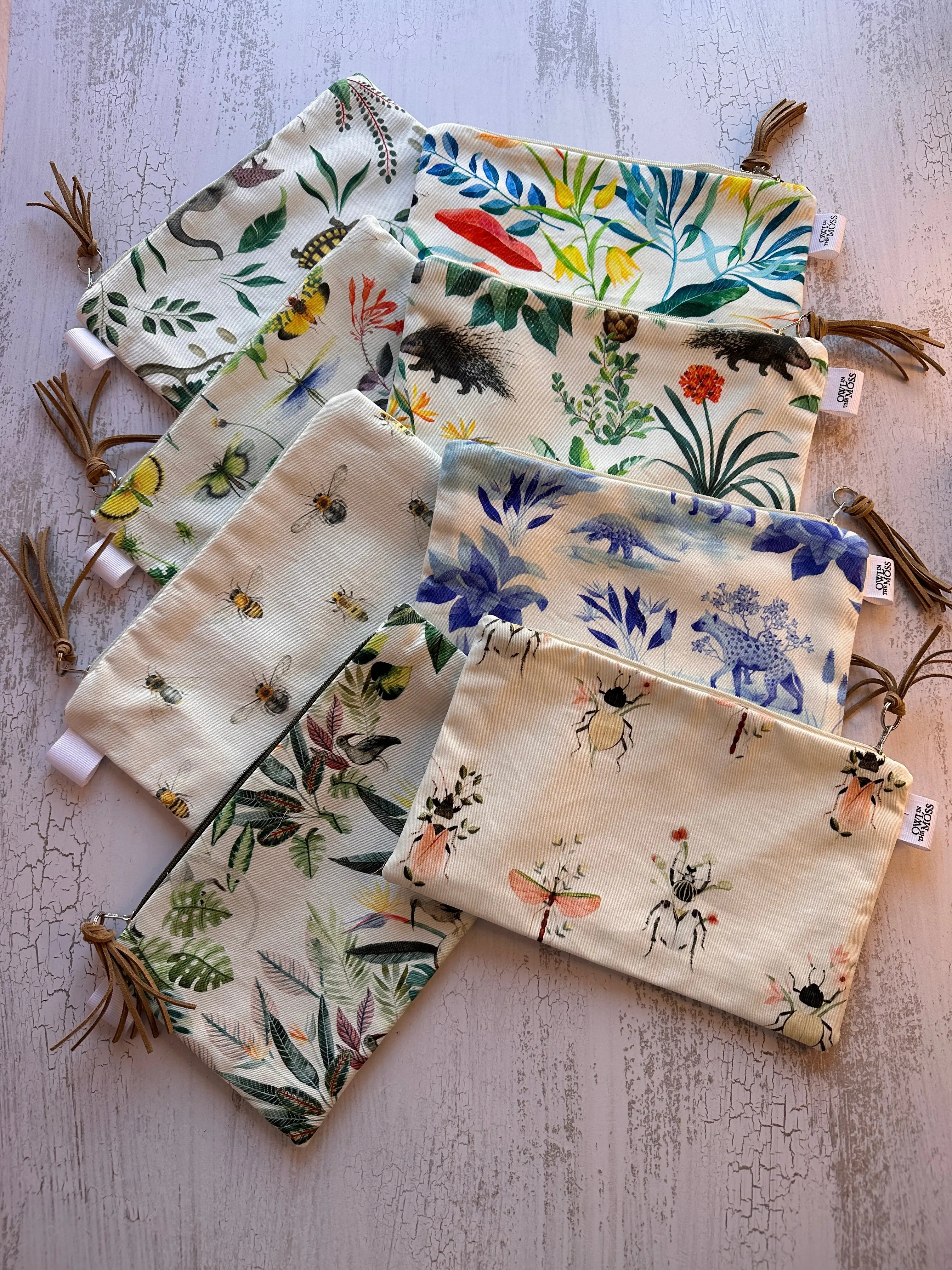 Bits & Bobs Bags Owl in the moss bee festive south africa