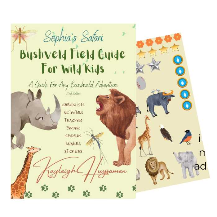 Bushveld field guide (ENG) Wild Kids books SA