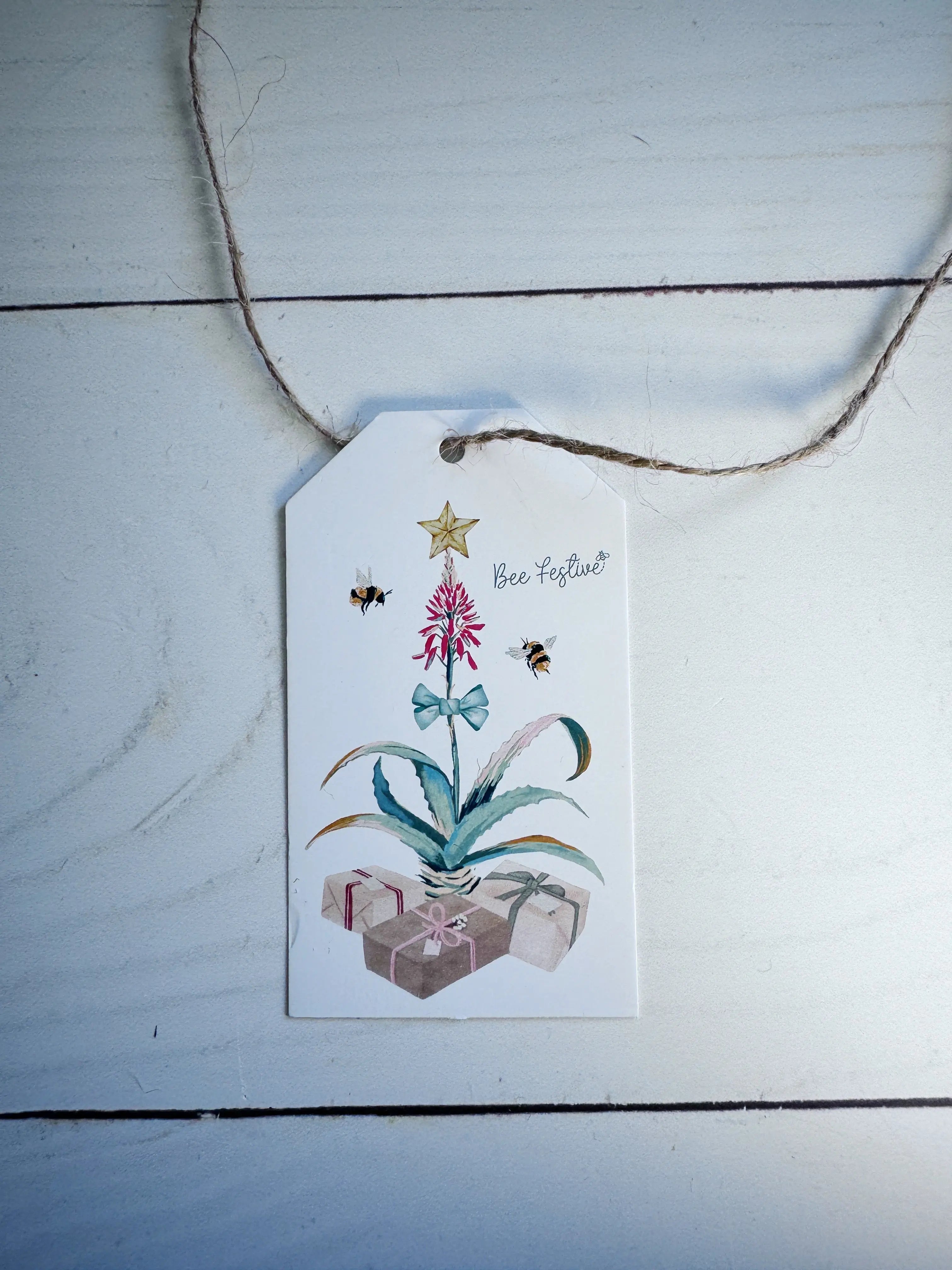 Christmas Gift Tags - Bee Festive Bee Festive south africa gift