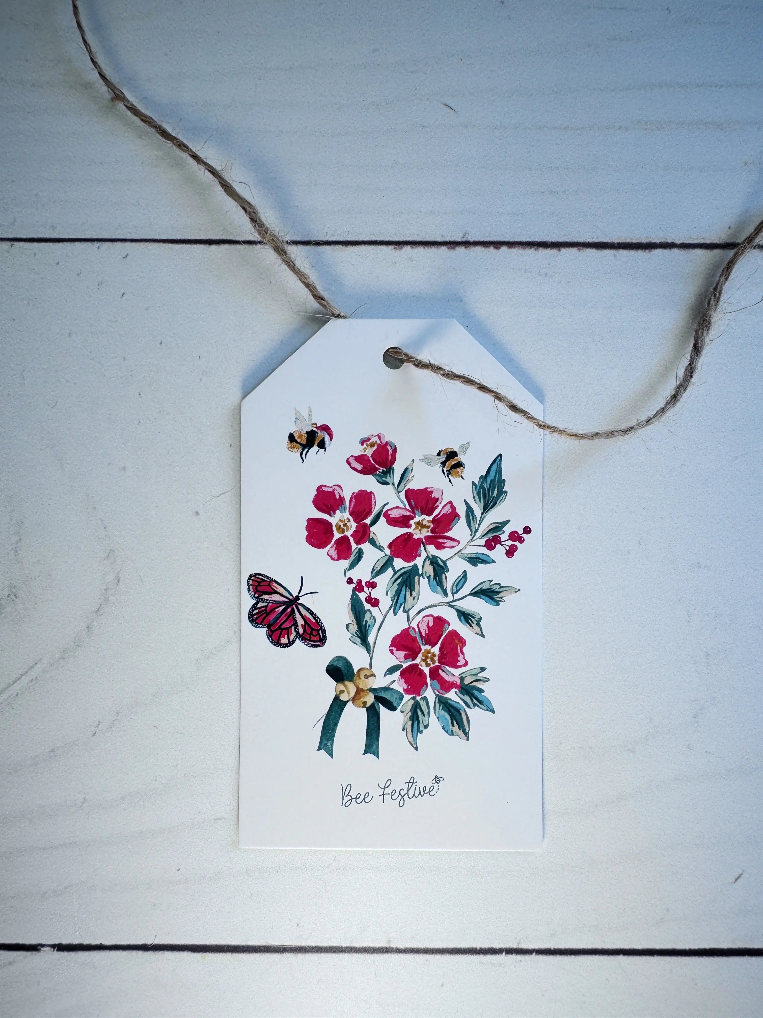 Christmas Gift Tags - Bee Festive Bee Festive south africa gift