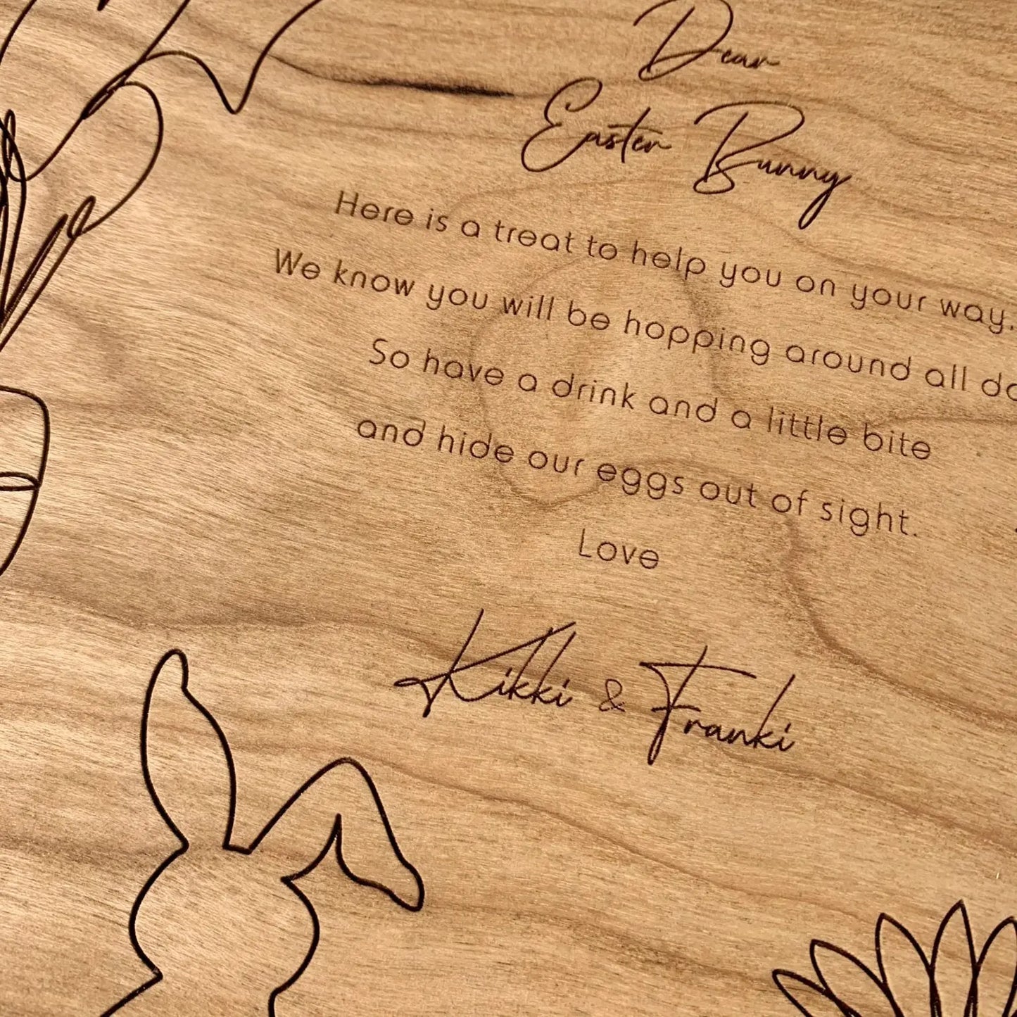 Easter Bunny Board Kikki & Franki