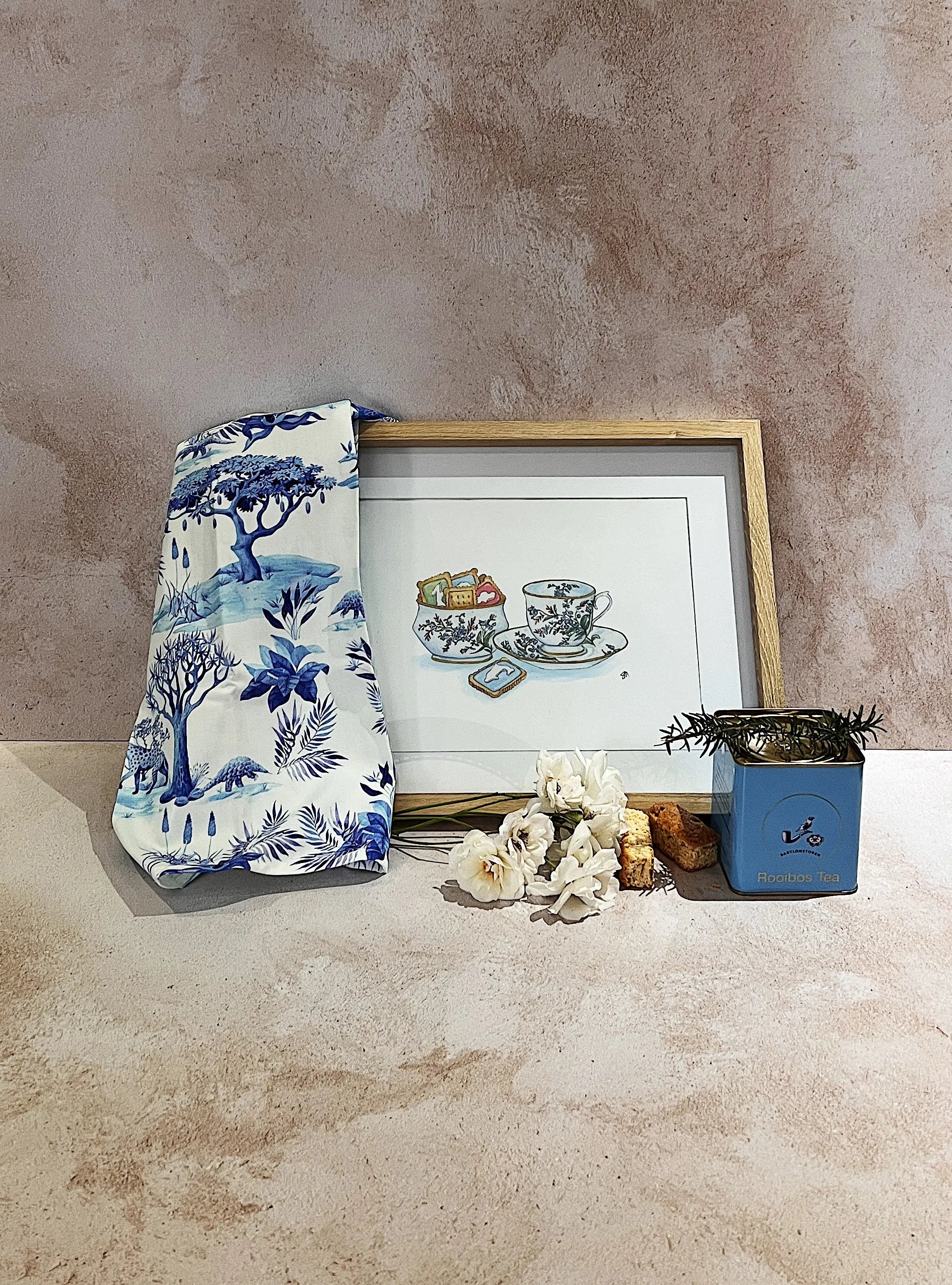 Forget-me-not Tea Print Esjay Artistry