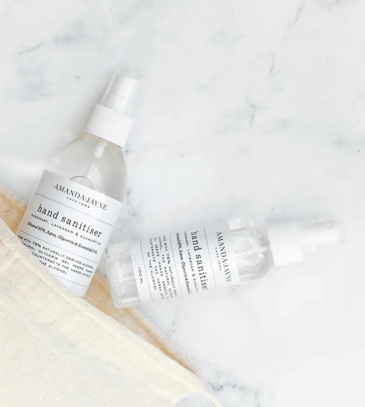 Hand Sanitiser - Rosemary, Lavender & Eucalyptus  (100ML) Amanda Jayne south africa gift