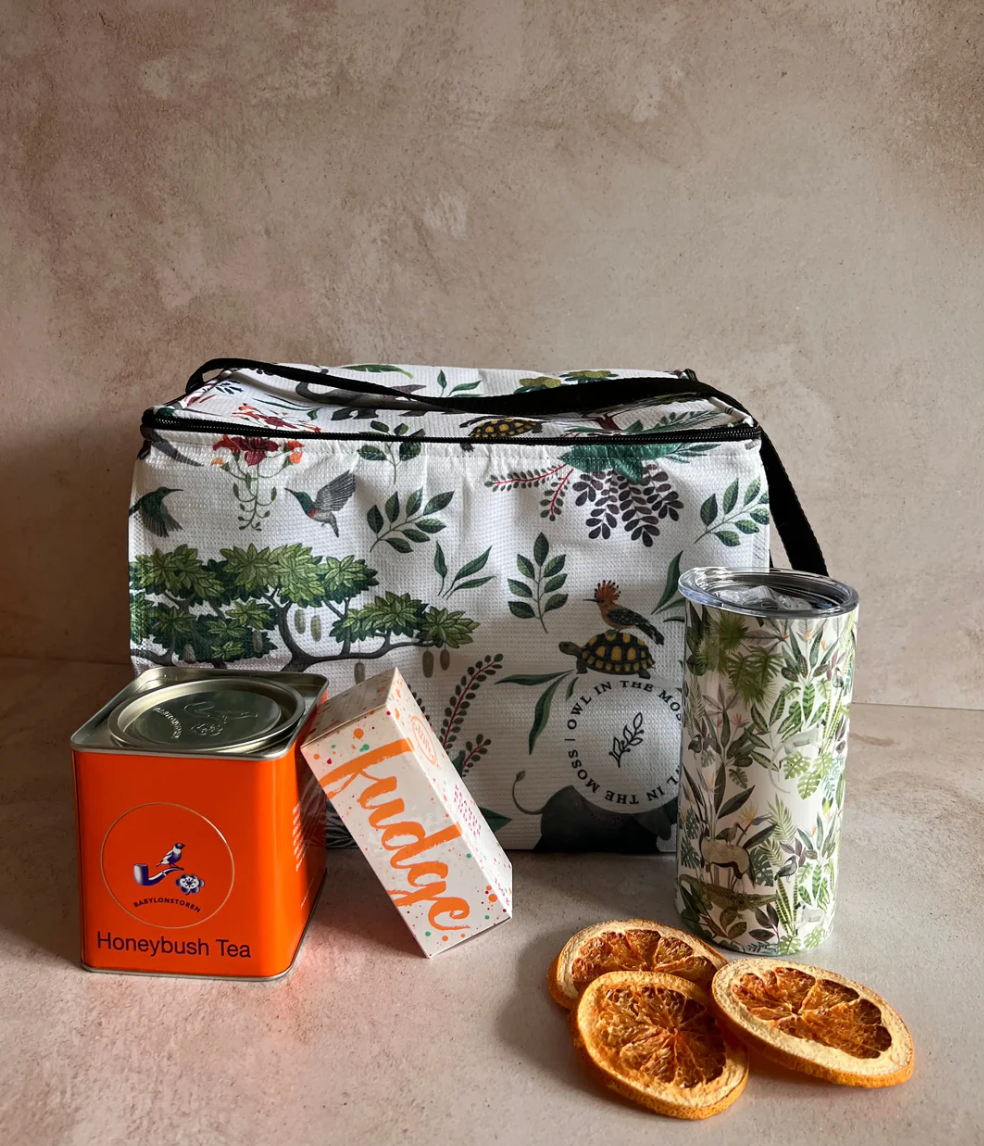 bee festive gift ideas south africa owl in the moss cooler bag babylonstoren