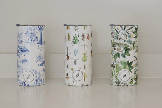 Travel Mugs - African Delft Owl in the moss