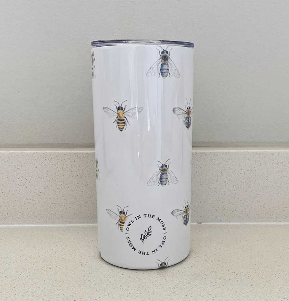 Travel Mugs - African Delft Owl in the moss