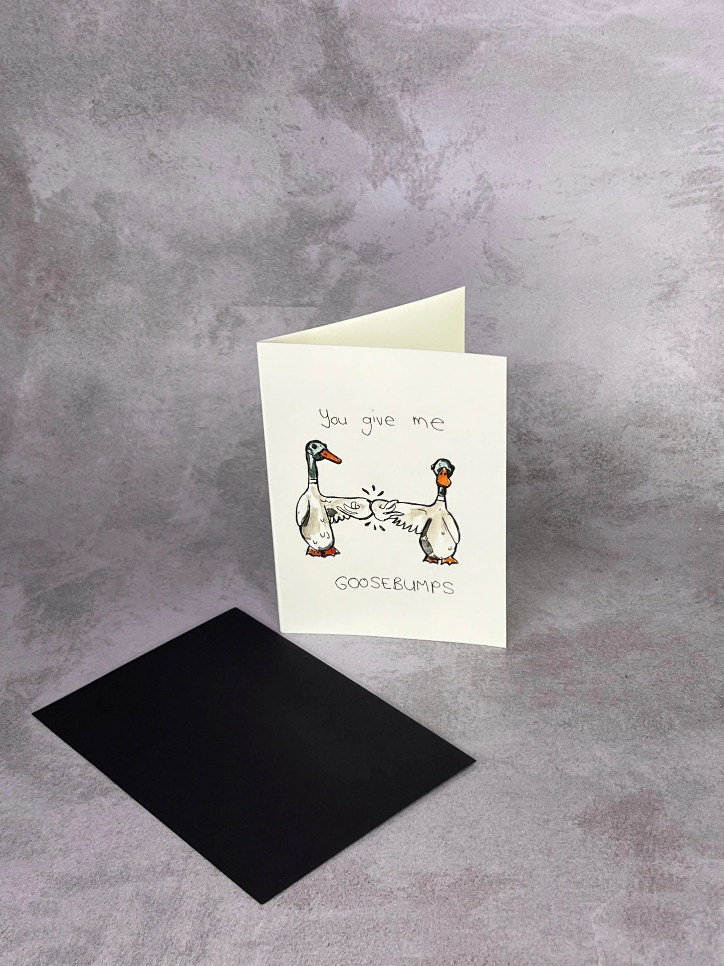 You give me goosebumps - Gift Card Mareli Illustrations