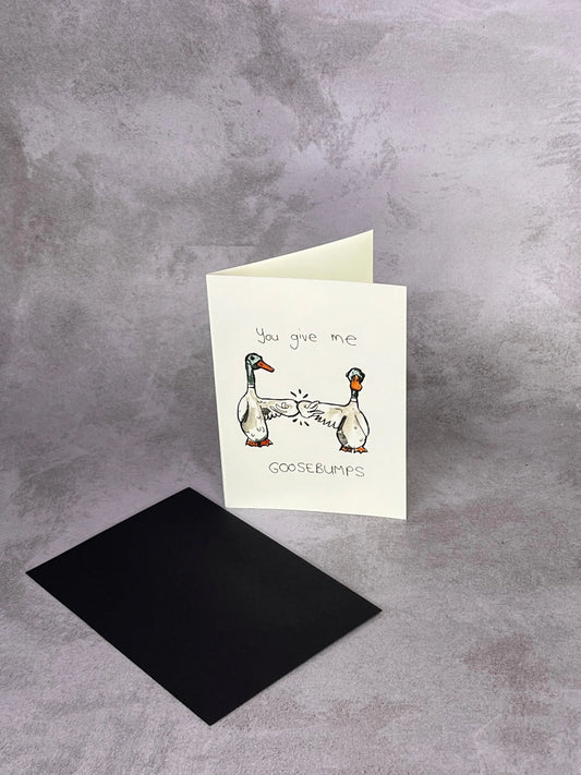 You give me goosebumps - Gift Card Mareli Illustrations