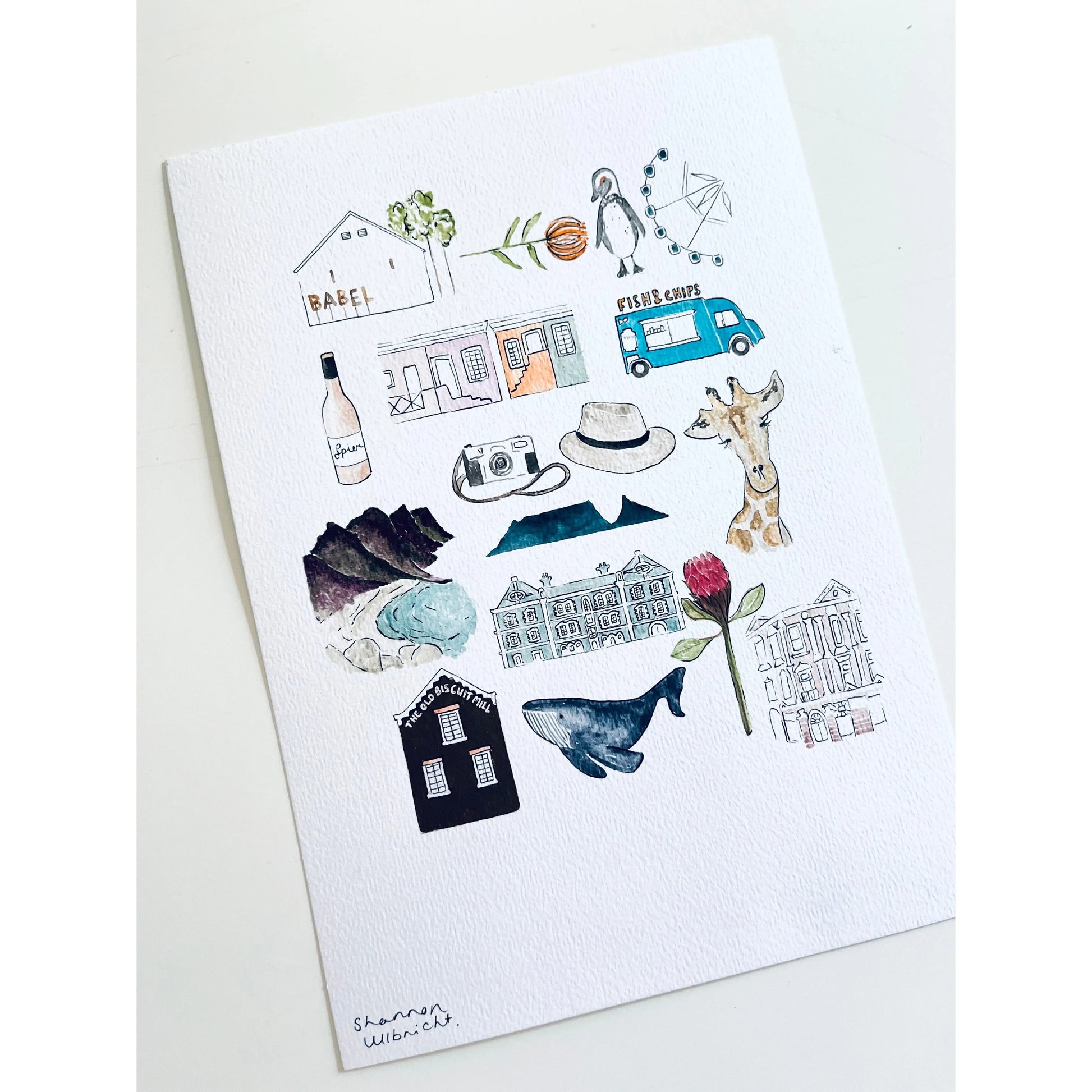 Cape Town illustration Shannon Ullbricht Illustration